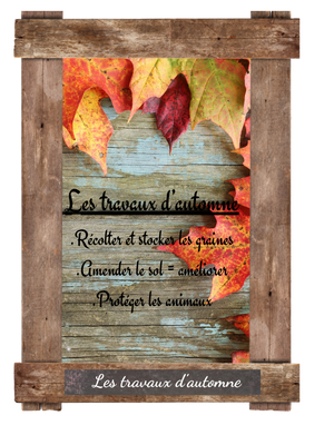 les travaux d'automne