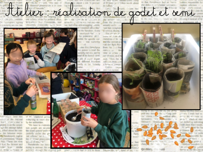 Atelier réalisation de godet et semi